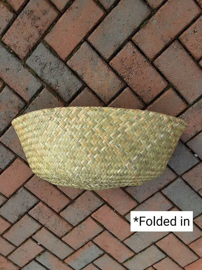 Super Large Size Woven Tropical Basket 35cm 45cm